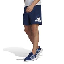 SHORT ALLENAMENTO TRAIN ESSENTIALS LOGO NAVY