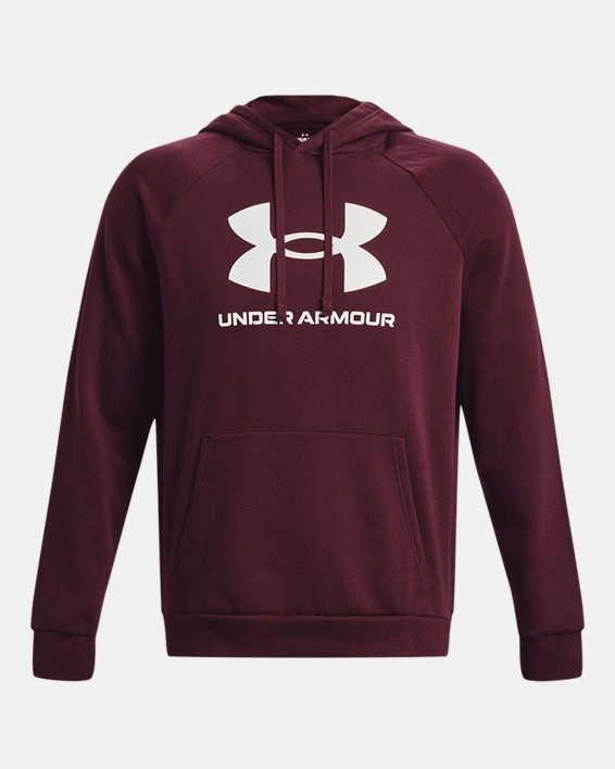 UNDER ARMOUR Felpa con cappuccio UA Rival Fleece Logo da uomo