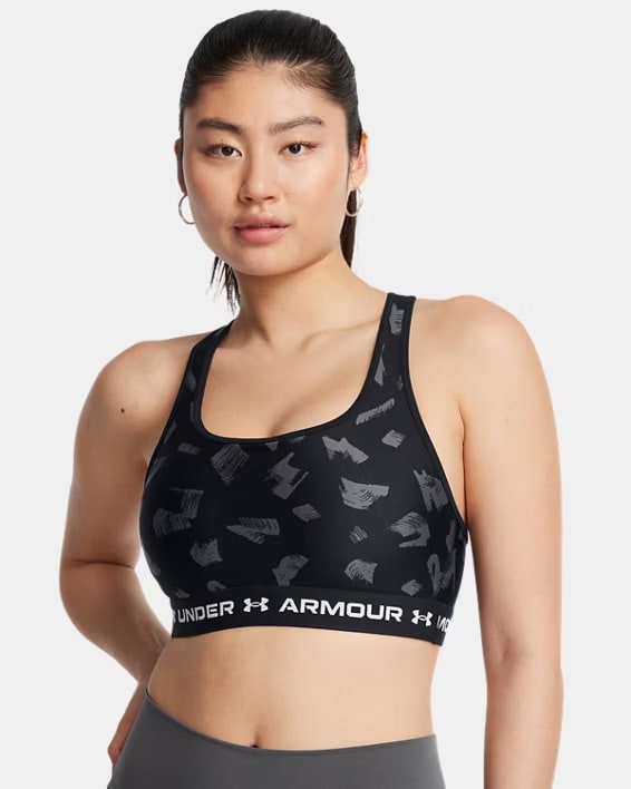 UNDER ARMOUR Reggiseno sportivo Armour® Mid Crossback Printed da donna